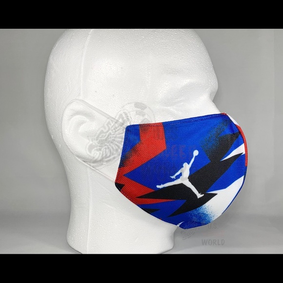 Paris Saint Germain FC Soccer PSG Face Mask Jordan - Picture 3 of 4